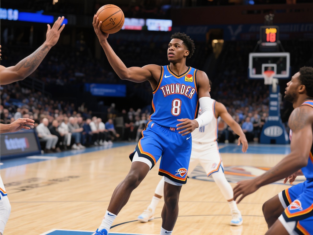 亚历山大三双表现耀眼 雷霆力克步行者 值得一提的是,亚历山大在比赛中不仅展现了