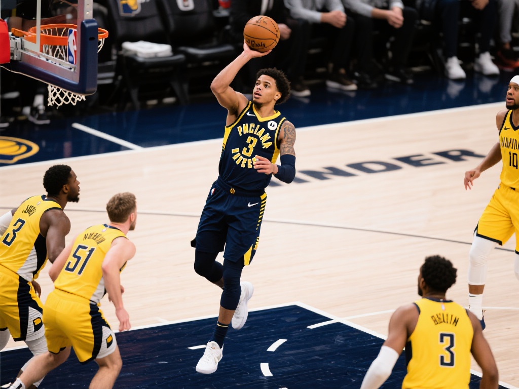 内姆布哈德三分再中!步行者首节狂砍31分 总结来说,内姆布哈德本场比赛的强投三分不